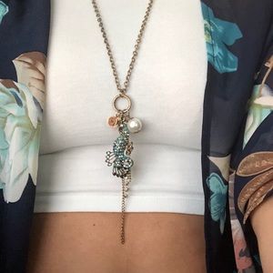 Peacock 🦚 Pendant Long Necklace